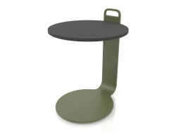 Кофейный стол Ø36 (Olive green, DEKTON Domoos)
