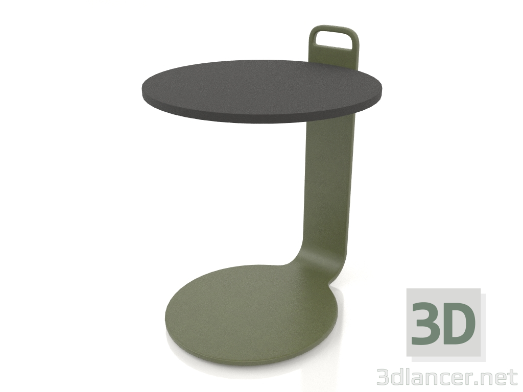 modello 3D Tavolino Ø36 (Verde oliva, DEKTON Domoos) - anteprima