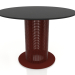 3d модель Клубный стол Ø90 (Wine red) – превью