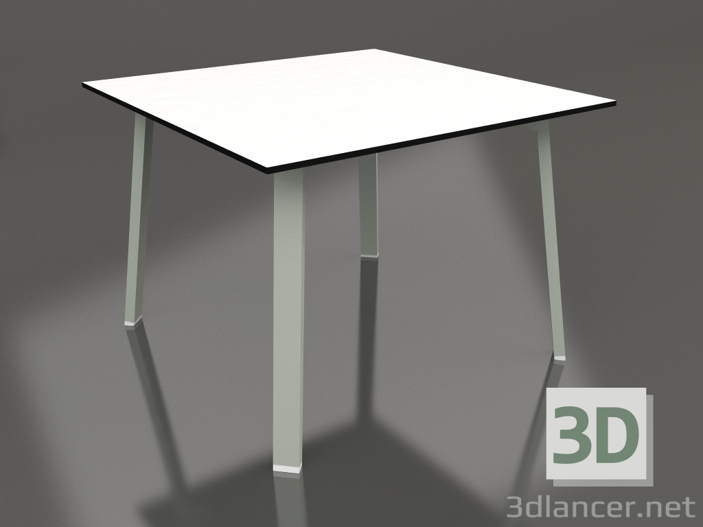 3d model Dining table 100 (Cement gray, Phenolic) - preview
