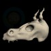 3d model skull dragon - preview