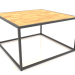 3d model Square coffee table (WOOD, 80X80X50) - preview