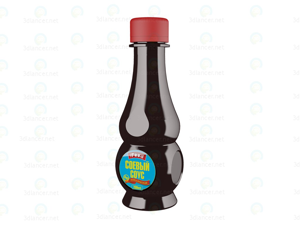 3d model Soy sauce - preview