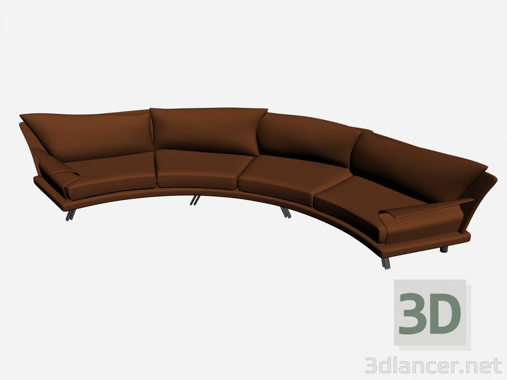 3D Modell Sofa Super Roy Esecuzione Speciale 19 - Vorschau