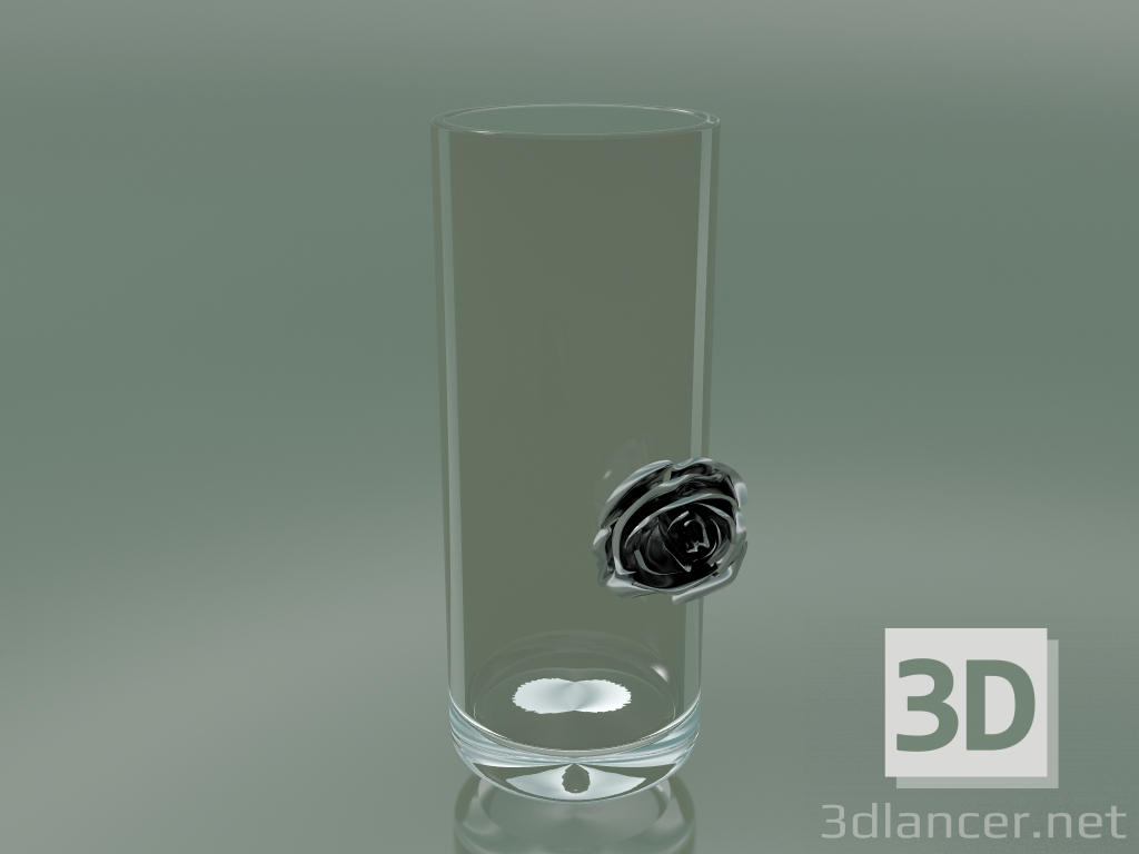 3D modeli Vazo Illusion Gül (H 30cm, D 12cm) - önizleme