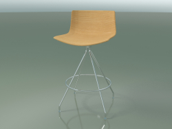 Bar chair 0492 (without upholstery, natural oak)