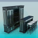 3d model Bar in the kitchen - preview