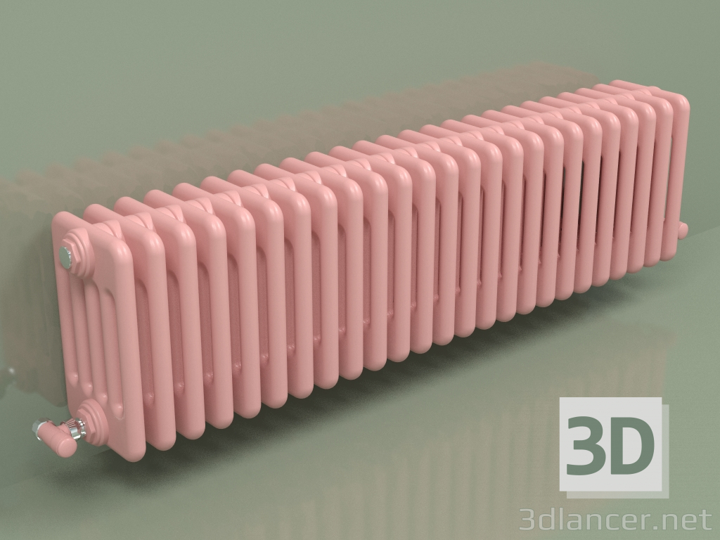 3D Modell Kühler TESI 5 (H 300 25EL, Pink - RAL 3015) - Vorschau