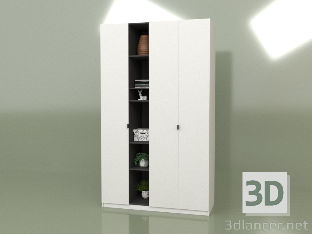 3d model Max wardrobe with decorative shelves (10141) - preview