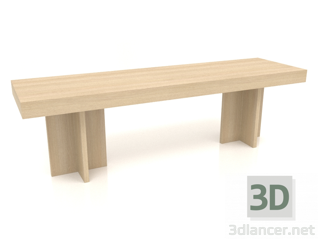 3D Modell Bank VK 14 (1600x450x475, Holz weiß) - Vorschau