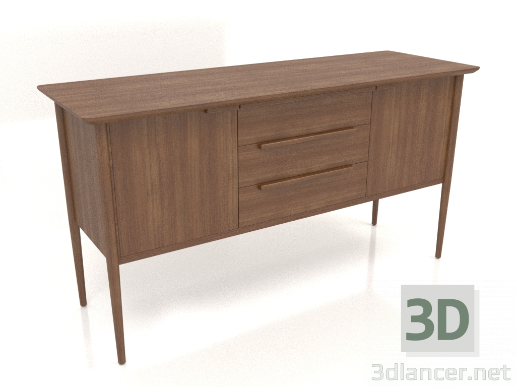 3d model Cabinet MC 01 (1660x565x885, wood brown light) - preview