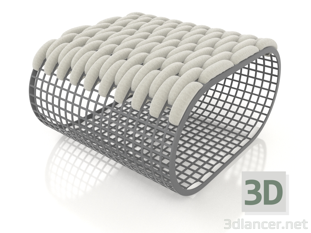 Modelo 3d Pufe (Antracite) - preview
