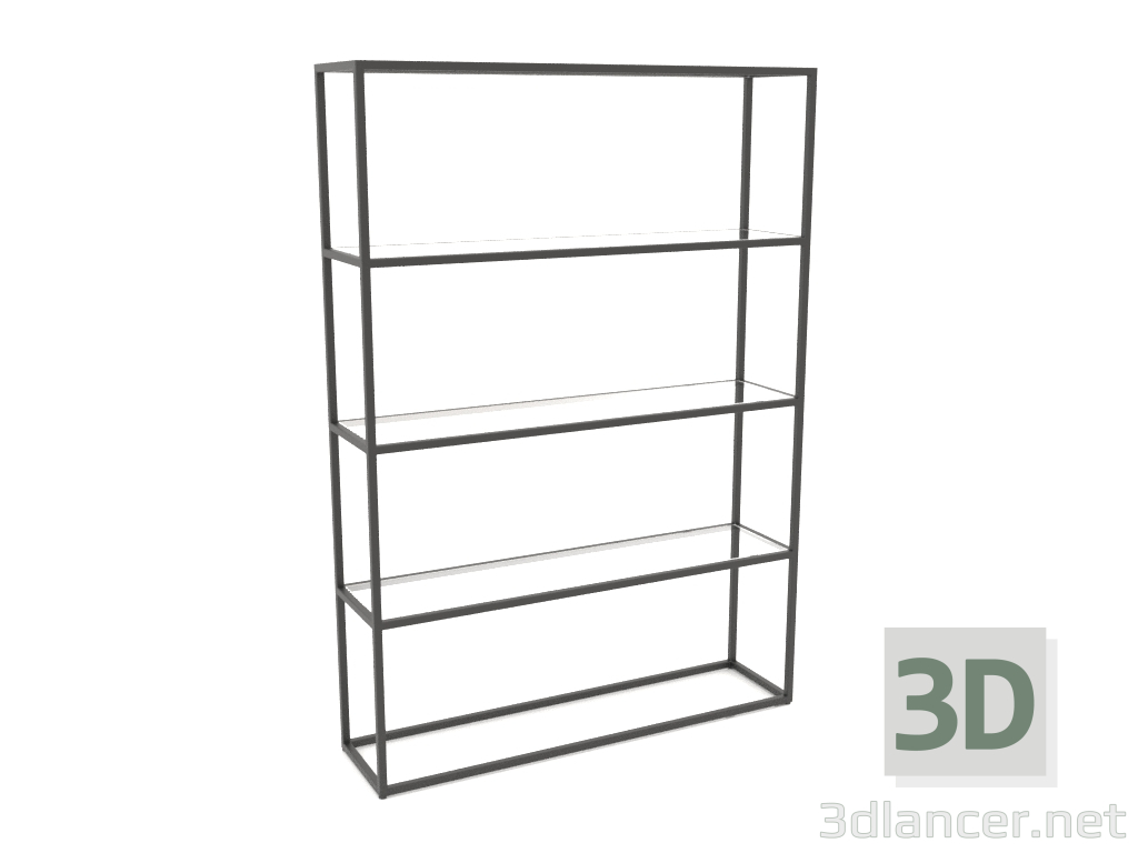 3d model Large rectangular rack (GLASS, 120x30x170) - preview