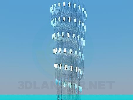 3d model Crystal chandelier - preview 3d model Crystal chandelier - preview