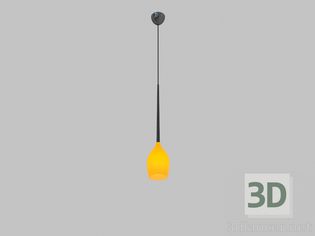 modello 3D Sospensione Meta d`ouvo (807113) arancione - anteprima