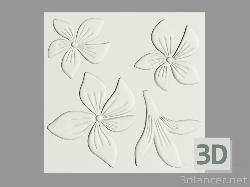 Modelo 3d Painel 3D (№8) - preview