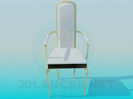 3d model Chair white - preview 3d model Chair white - preview