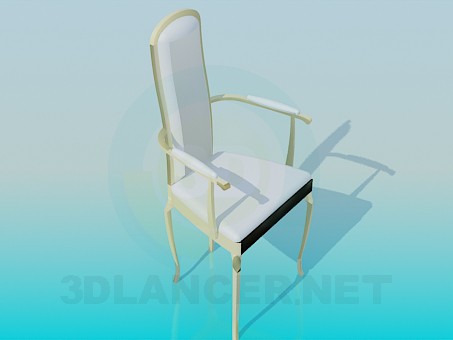 3d model Chair white - preview 3d model Chair white - preview
