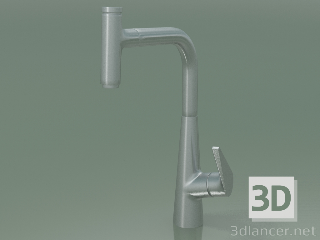 3D Modell Einhebel-Küchenmixer (72821800) - Vorschau