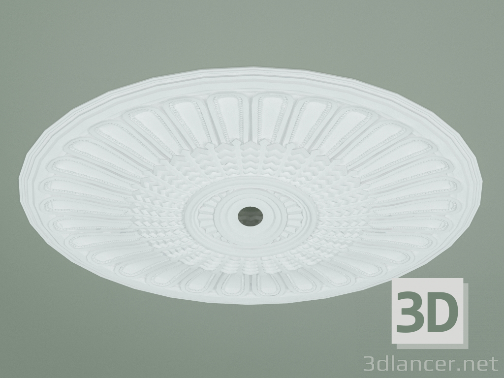 3d model Rosette with ornament RW027 - preview