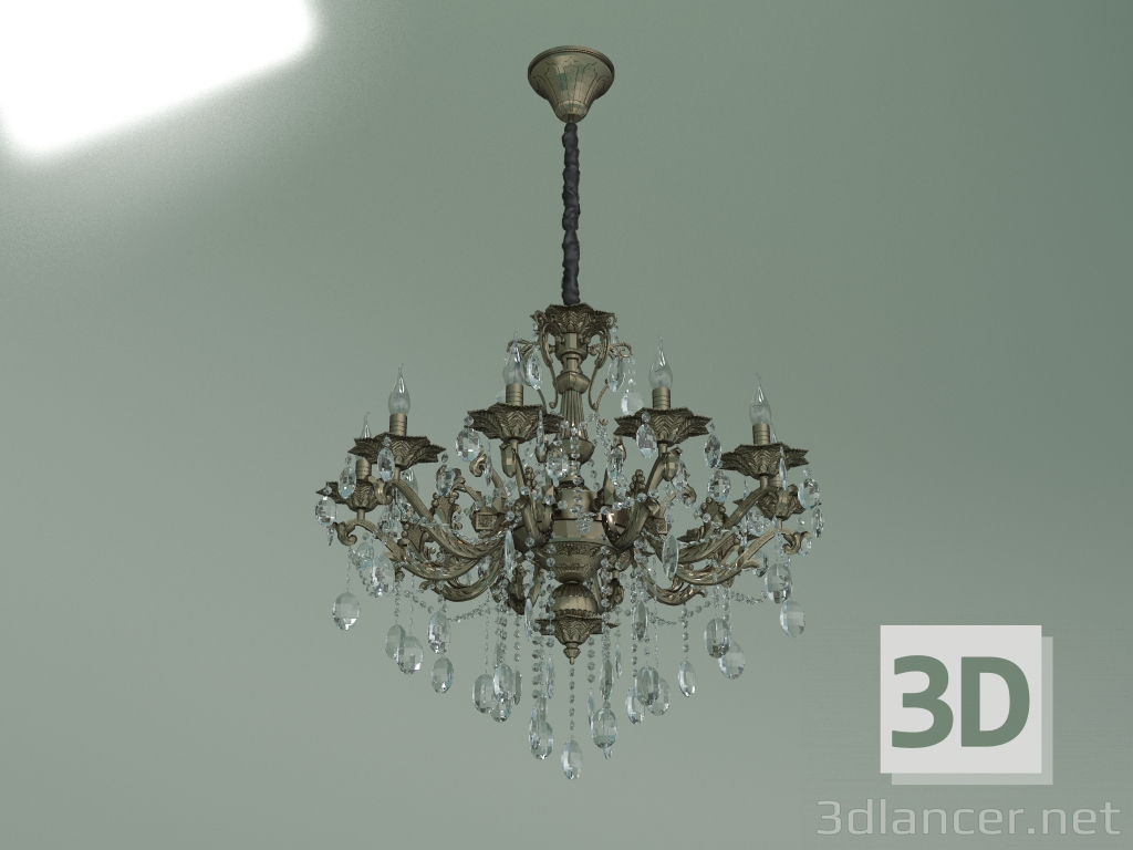 3d model Hanging chandelier 406-10 (Strotskis) - preview