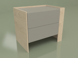 Bedside table CN 200 (Champagne, Gray)