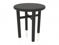 Stool (rounded end) JT 032 (D=400x430, wood black)