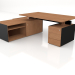 3d model Work table Viga Executive V37L (2144x1801) - preview