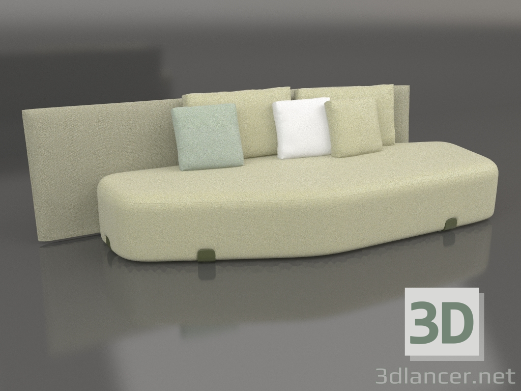 modèle 3D Module Minorque (Vert olive) - preview
