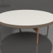 modello 3D Tavolino rotondo Ø120 (Bronzo, DEKTON Sirocco) - anteprima