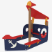 modello 3D Gioco per bambini sandbox Barca (5108) - anteprima