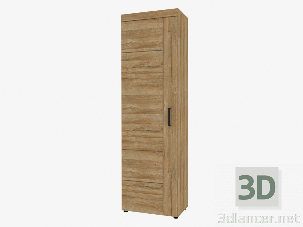 3d модель Шкаф гардеробный 1D (TYPE CNAS01L) – превью