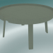 3d model Coffee table Around (Large, Dusty Green) - preview