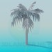 3d model Palm tree - preview