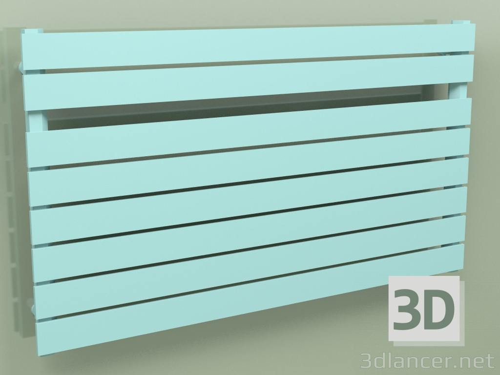 3D modeli Isıtmalı havlu askısı - Muna (680 x 1200, RAL - 6034) - önizleme