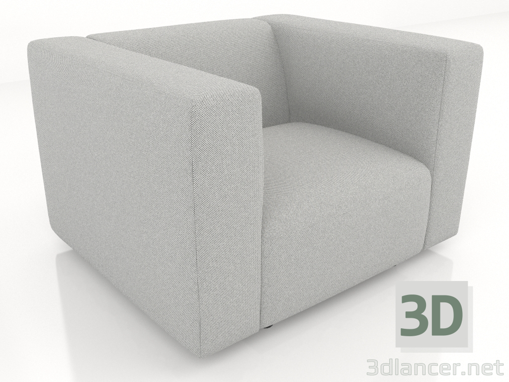 3D Modell Sessel (L) - Vorschau