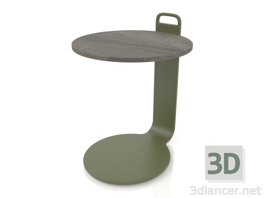 3D modeli Orta sehpa Ø36 (Zeytin yeşili, DEKTON Radium) - önizleme