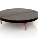 3d model Round coffee table Ø90x22 (Black, DEKTON Radium) - preview