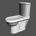 3d model Toilet bowl L Vienna WC1 (combination) (821599) - preview