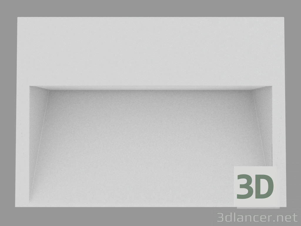 modèle 3D Colonne lumineuse SKILL RECTANGULAR BOLLARD (S6350W) - preview