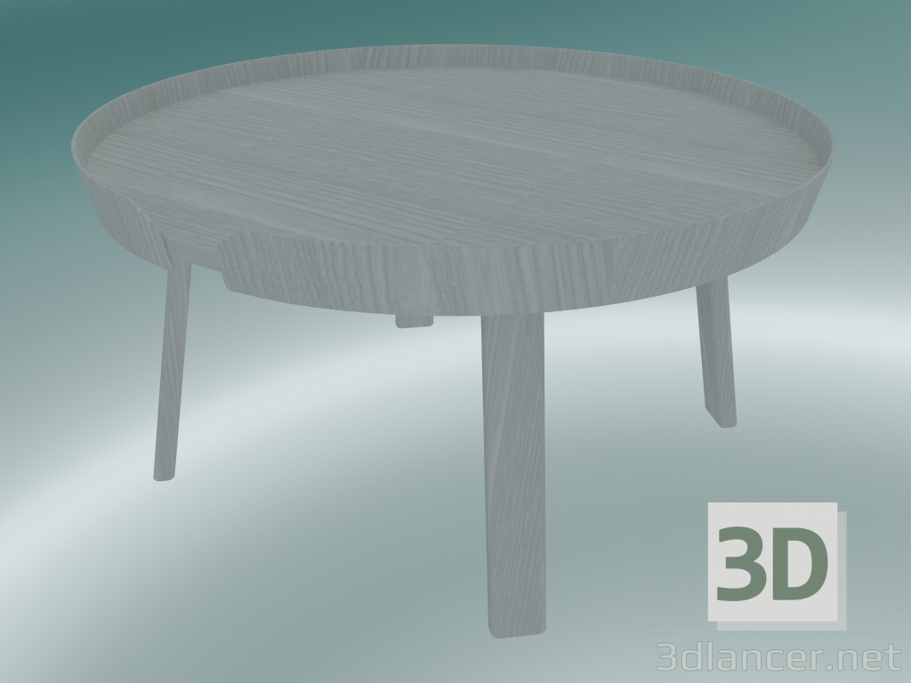 3D modeli Orta Sehpa (Büyük, Gri) - önizleme