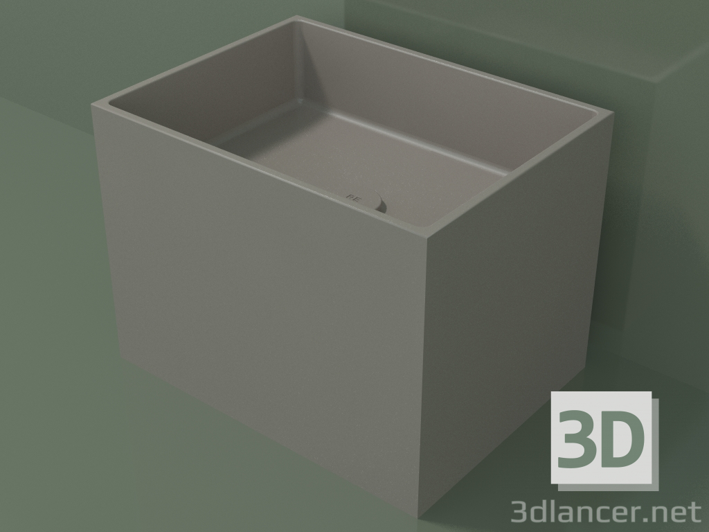 3D modeli Tezgah üstü lavabo (01UN22101, Clay C37, L 48, P 36, H 36 cm) - önizleme