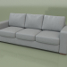 3 डी मॉडल चार सीटों वाला सोफा मोर्टी (लाउंज 13) - पूर्वावलोकन