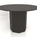 modello 3D Tavolo da pranzo DT 11 (P=1200х750, legno marrone scuro) - anteprima