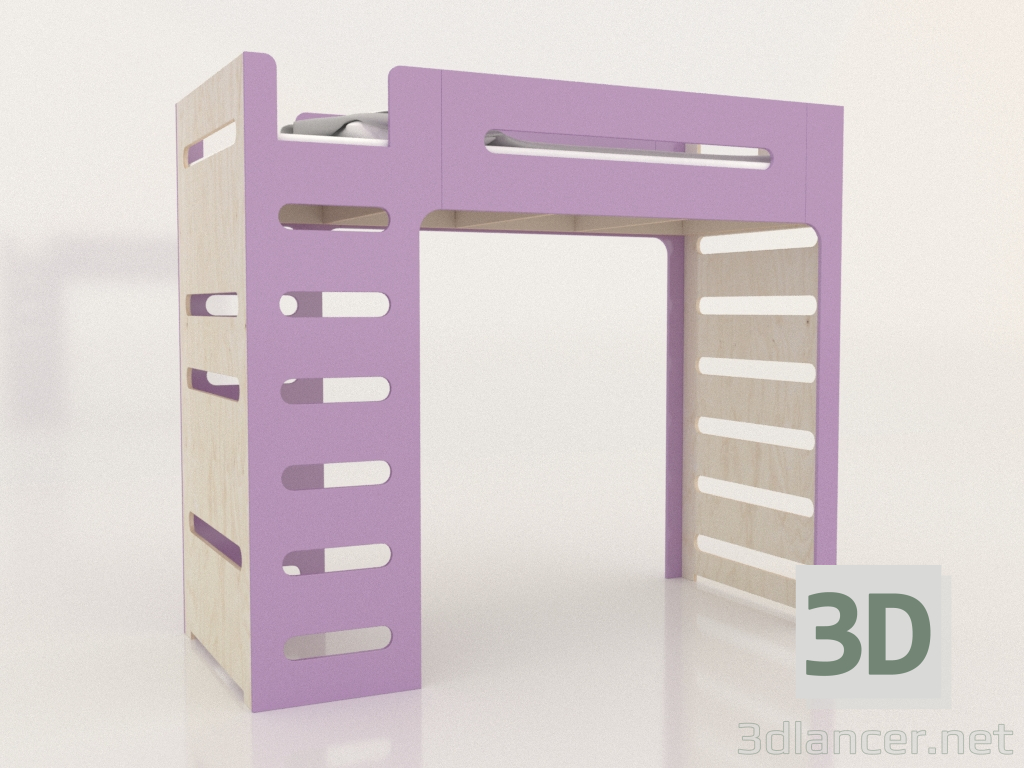 modèle 3D Lit mezzanine MOVE GL (FLMGL2) - preview