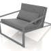 3d model Unique club chair (Anthracite) - preview