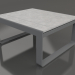 3D modeli Kulüp masası 80 (DEKTON Kreta, Antrasit) - önizleme