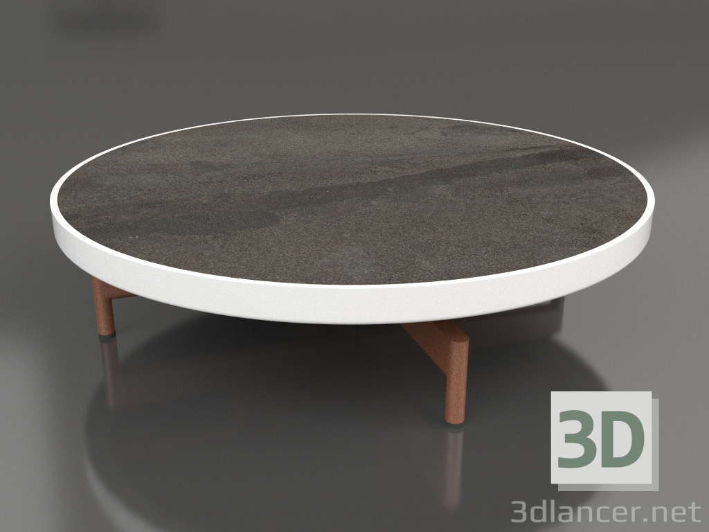 3 डी मॉडल गोल कॉफ़ी टेबल Ø90x22 (सफ़ेद, डेकटन रेडियम) - पूर्वावलोकन