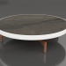 modèle 3D Table basse ronde Ø90x22 (Blanc, DEKTON Radium) - preview