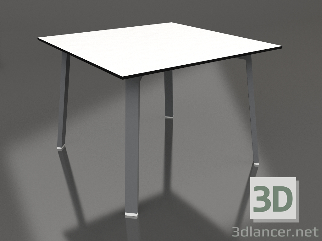 3D modeli Yemek Masası 100 (Antrasit, Fenolik) - önizleme